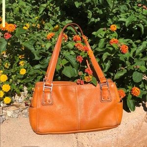 FOSSIL Blackburn Leather Orange caramel HANDBAG